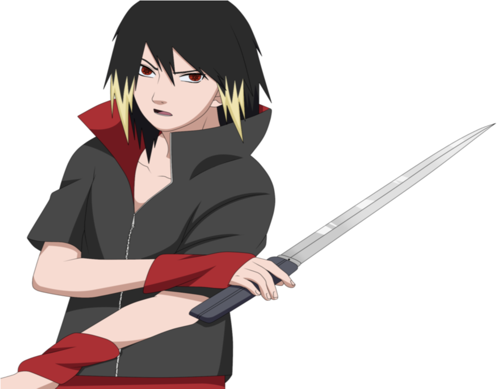 The Uchiha Clan Will Be Resurrected - Fils De Sasuke Uchiwa (1066x800), Png Download