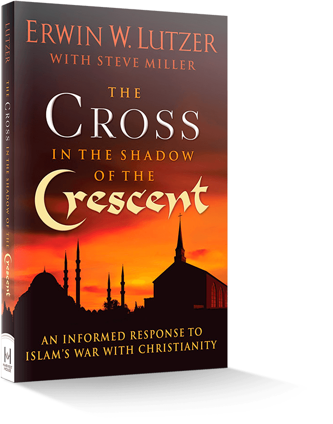 The Cross In The Shadow Of The Crescent By Erwin Lutzer - Poster (854x880), Png Download