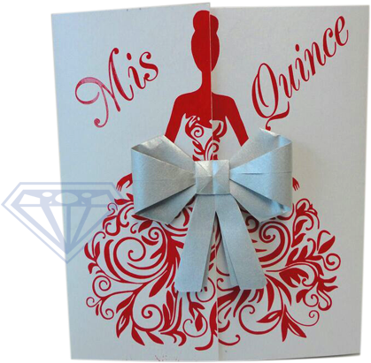 Invitaciones Para Xv Años - Wrapping Paper (676x500), Png Download