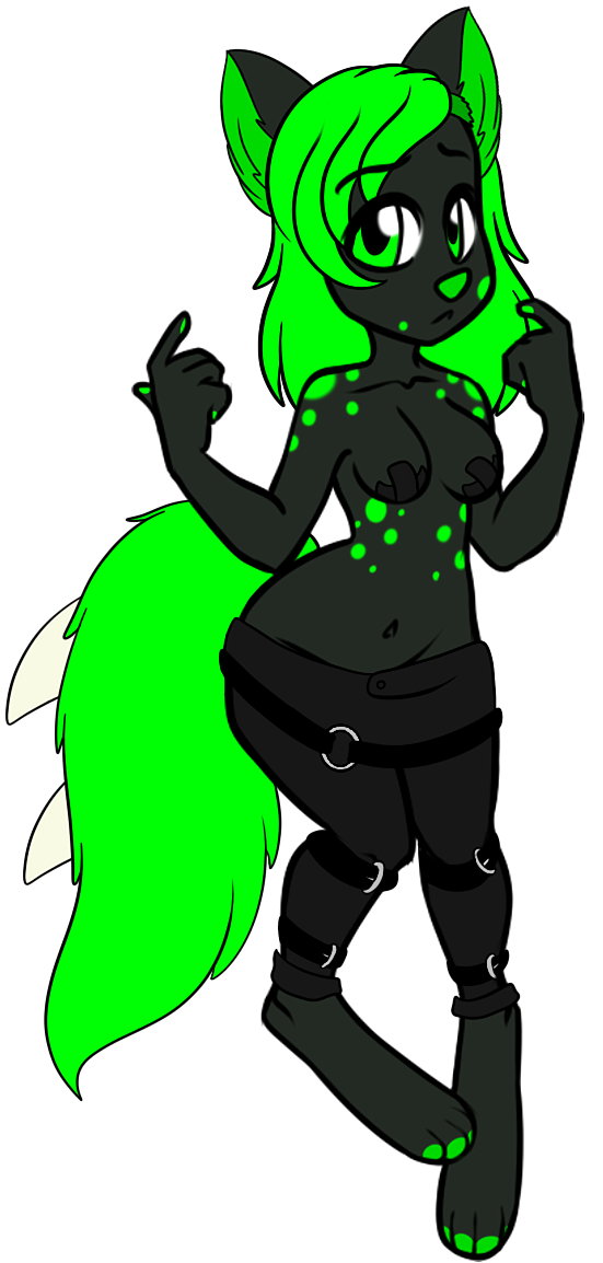 Chibi Shadow - Cartoon (560x1175), Png Download