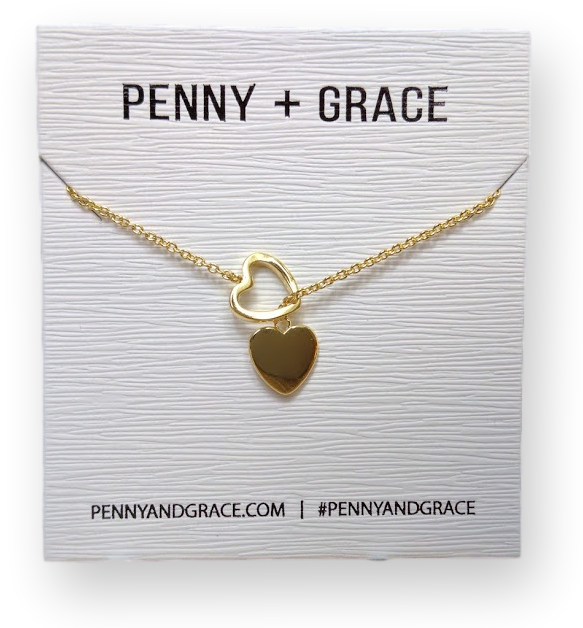 Double Heart Lariat Necklace - Chain (600x631), Png Download