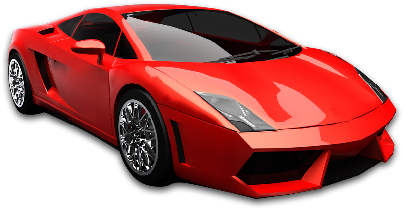 Lamborghini Gallardo - Nice Red Sports Car (865x501), Png Download