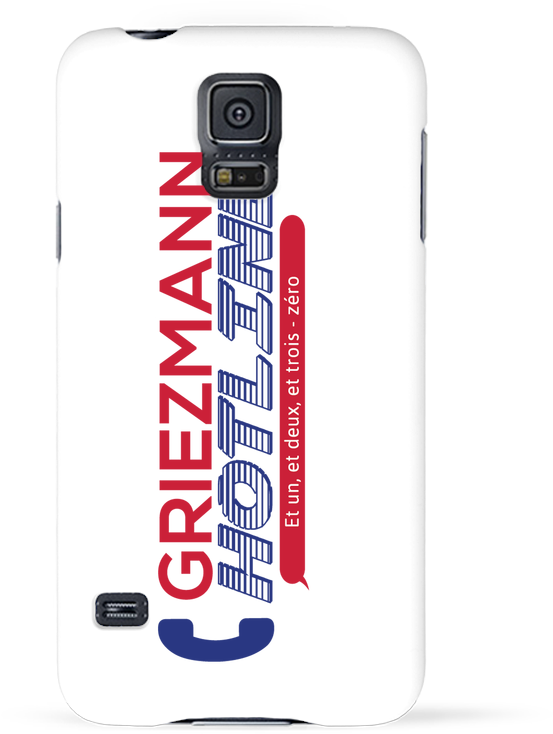 Coque 3d Samsung Galaxy S5 Griezmann Hotline Par Tunetoo - Mobile Phone (690x850), Png Download