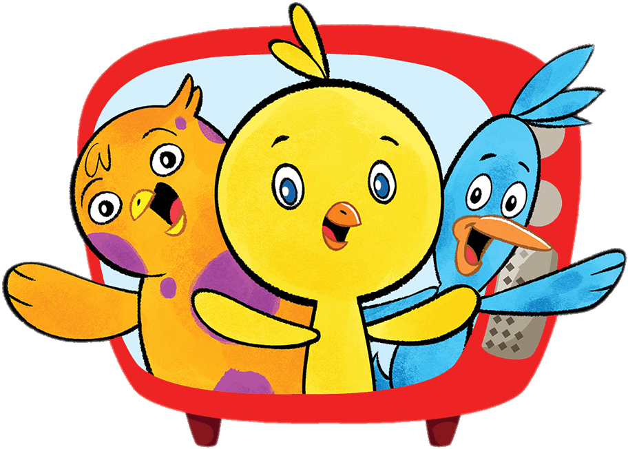 Chirp And Friends On Tv - Chirp Squawk And Tweets (1000x800), Png Download