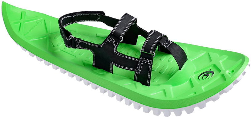 Crescent Moon Eva V2 Showshoe Green Lime - Snowshoe (960x960), Png Download