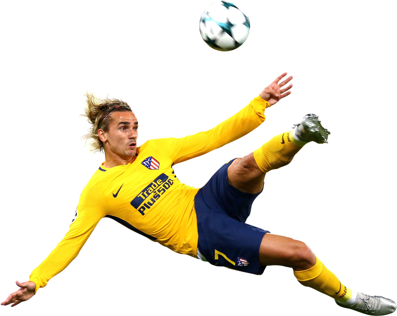 Antoine Griezmann Waouhh Topp - Griezmann Face 2018 Atletico Madrid (1280x1030), Png Download