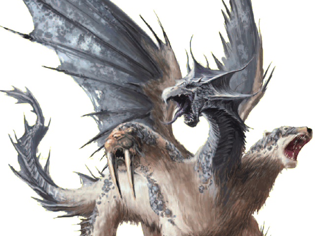 Chimera Clipart Mythical Creature - Monster Chimera (640x480), Png Download