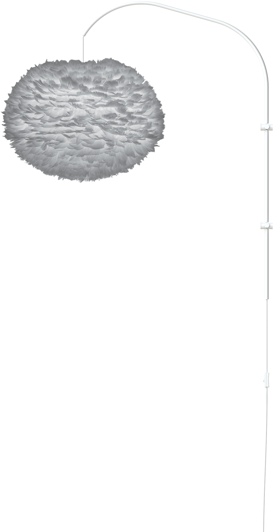 Eos Large Light Grey Goose Feather Lampshade - Vita Copenhagen Eos (1000x1880), Png Download