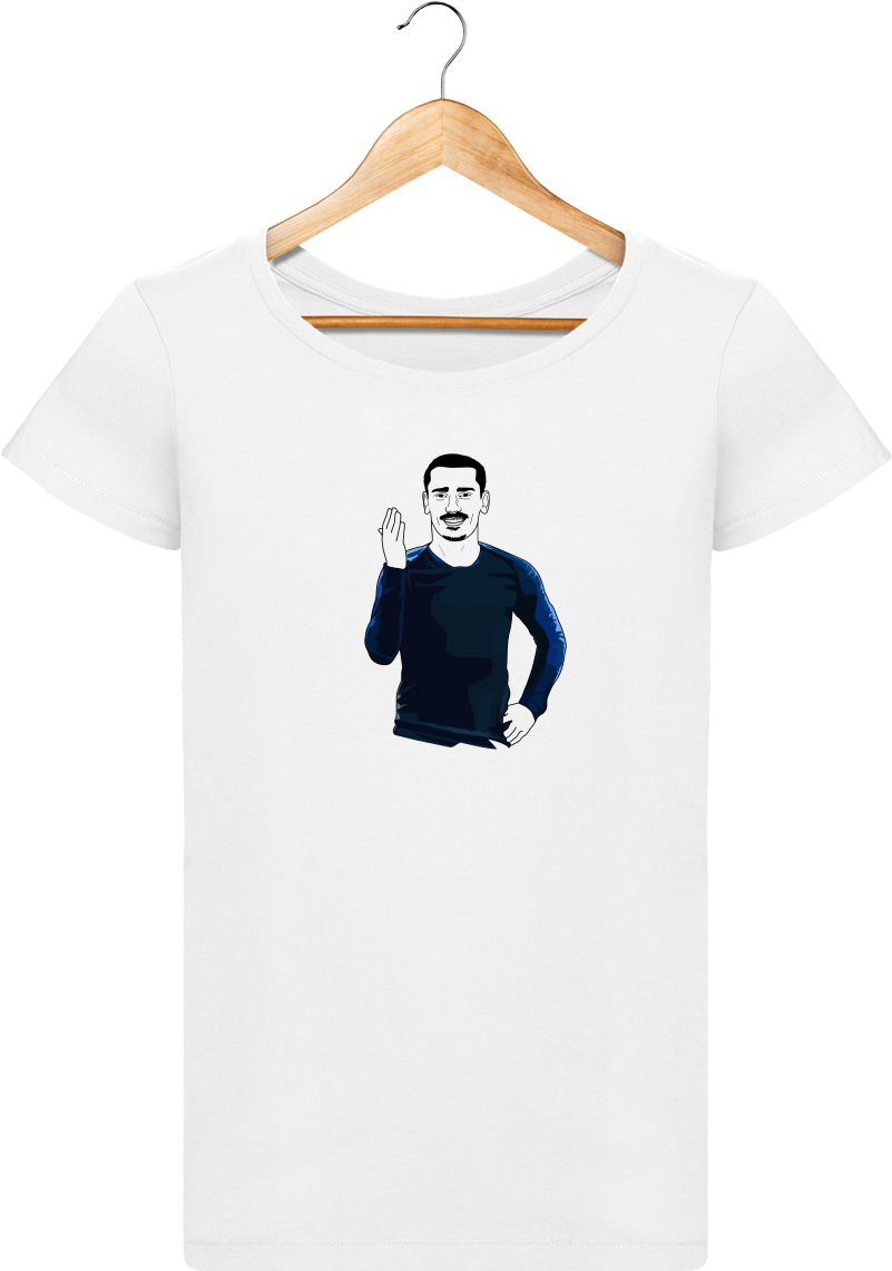 T-shirt Femme Bio "célébration Griezmann" - Clothes Hanger (1200x1200), Png Download