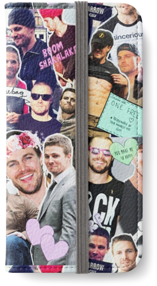 Stephen Amell Collage By T Miranda - Smartphone (500x761), Png Download