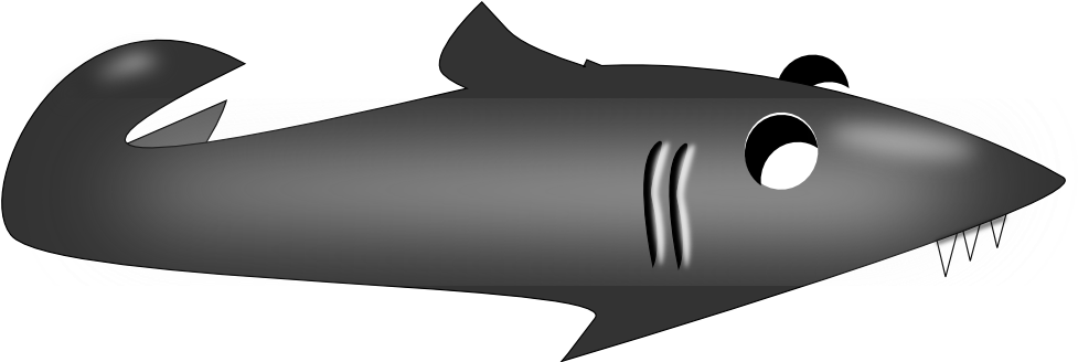 Shark 999px 82 - Shark (999x327), Png Download