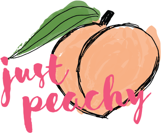 Justpeachy Society6 (1000x813), Png Download