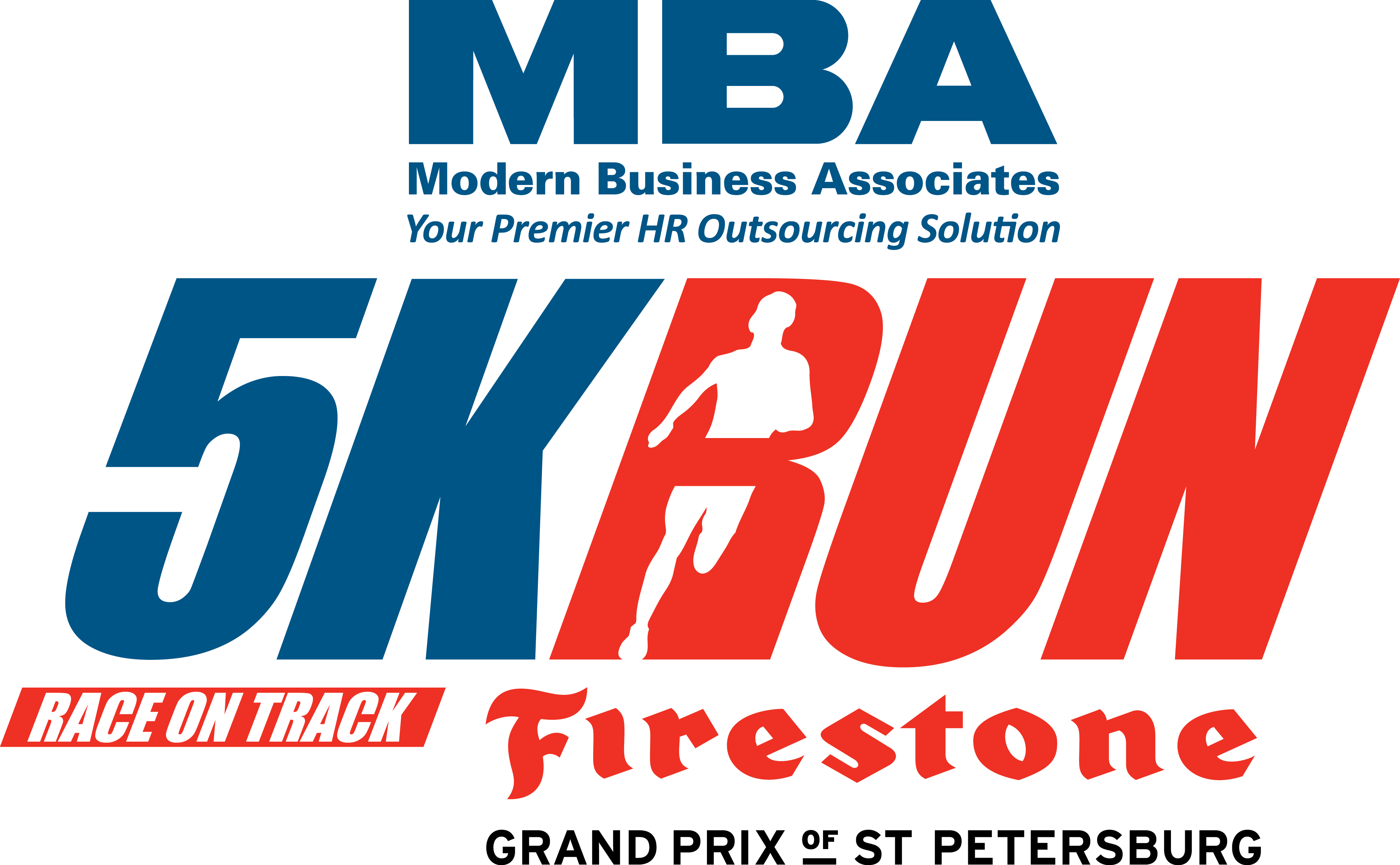 Mba 5k Run On The Firestone Grand Prix Of St - Graphic Design (4040x2496), Png Download