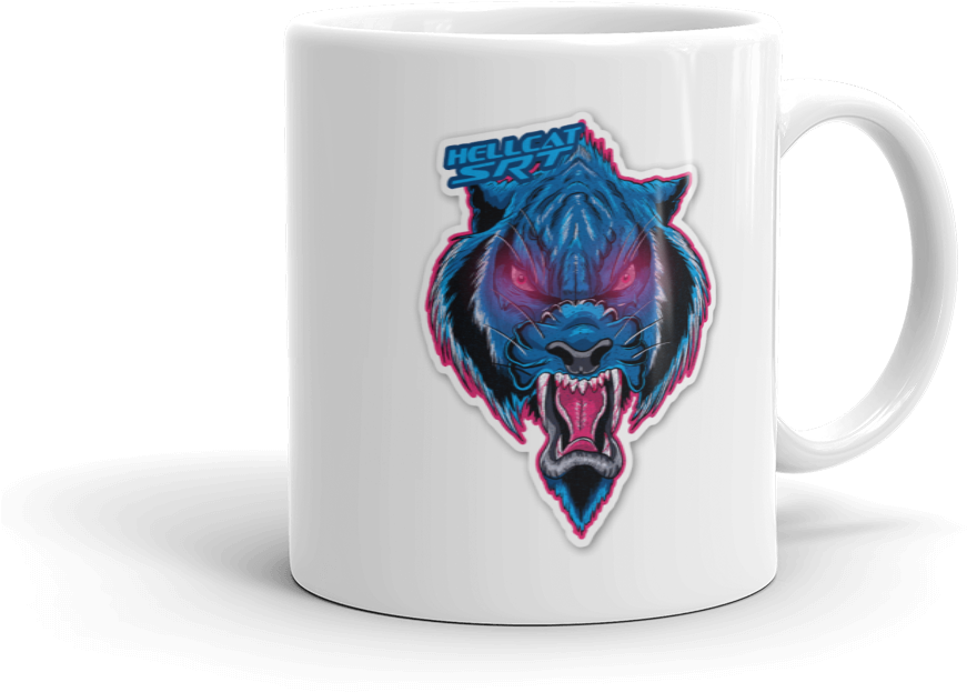 Dodge Hellcat Srt - Mug (1000x1000), Png Download