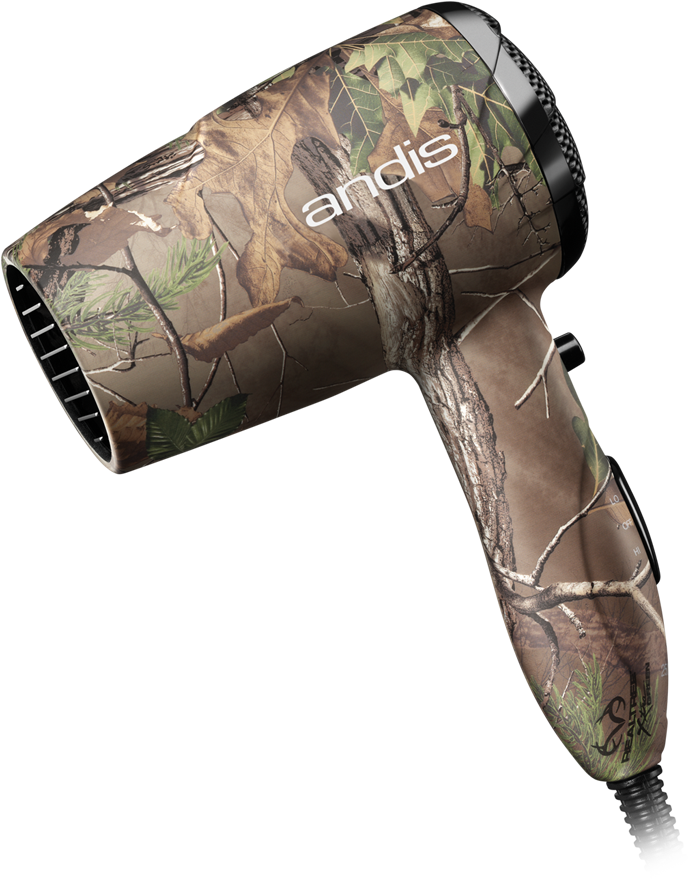 Quiet Turbo™ Camo Dryer 1875w - Andis (780x920), Png Download