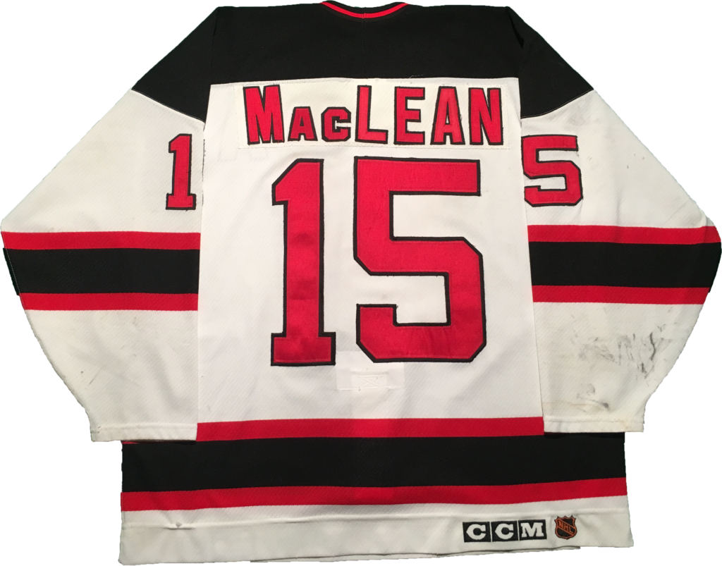 1996-97 John Maclean Game Worn Jersey - Sports Jersey (1024x803), Png Download