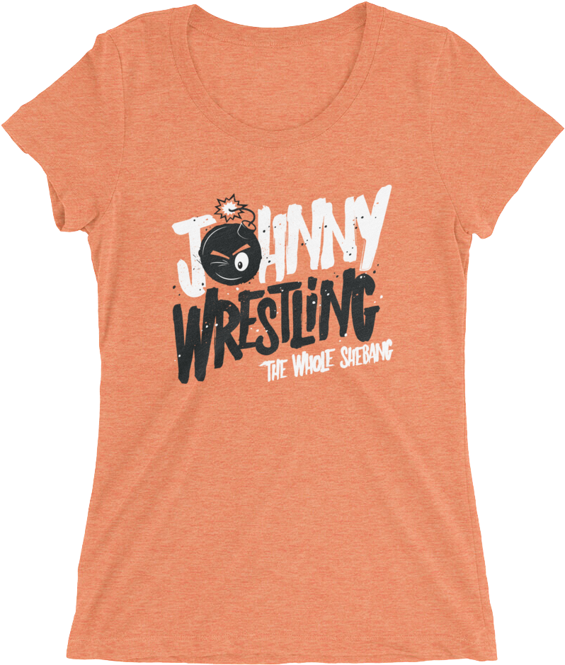 Johnny Gargano "johnny Wrestling" Ladies' Short Sleeve - Active Shirt (1000x1000), Png Download