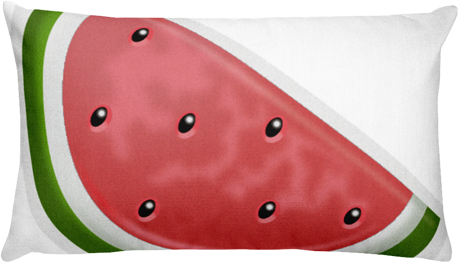 Emoji Bed Pillows Objects Page Just Watermelonjust - Cushion (1000x1000), Png Download