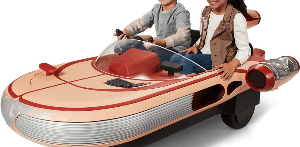 Introducing Luke Skywalker's K - Radio Flyer Land Speeder (1000x480), Png Download