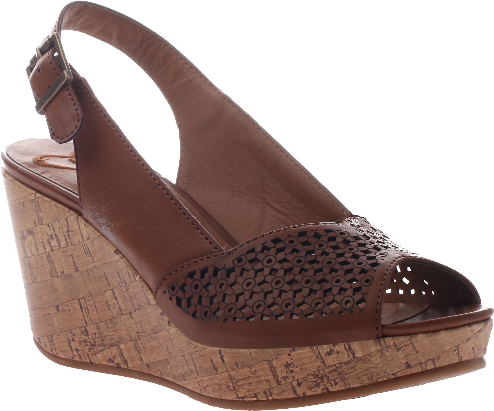 Madeline, Doting, Brown Sugar, Cork Wedge With Ankle - Fisherman Sandal (1900x1900), Png Download