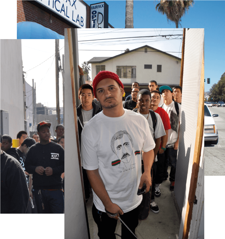 Nick Diamond At Diamond Supply Co - Event (1015x1083), Png Download