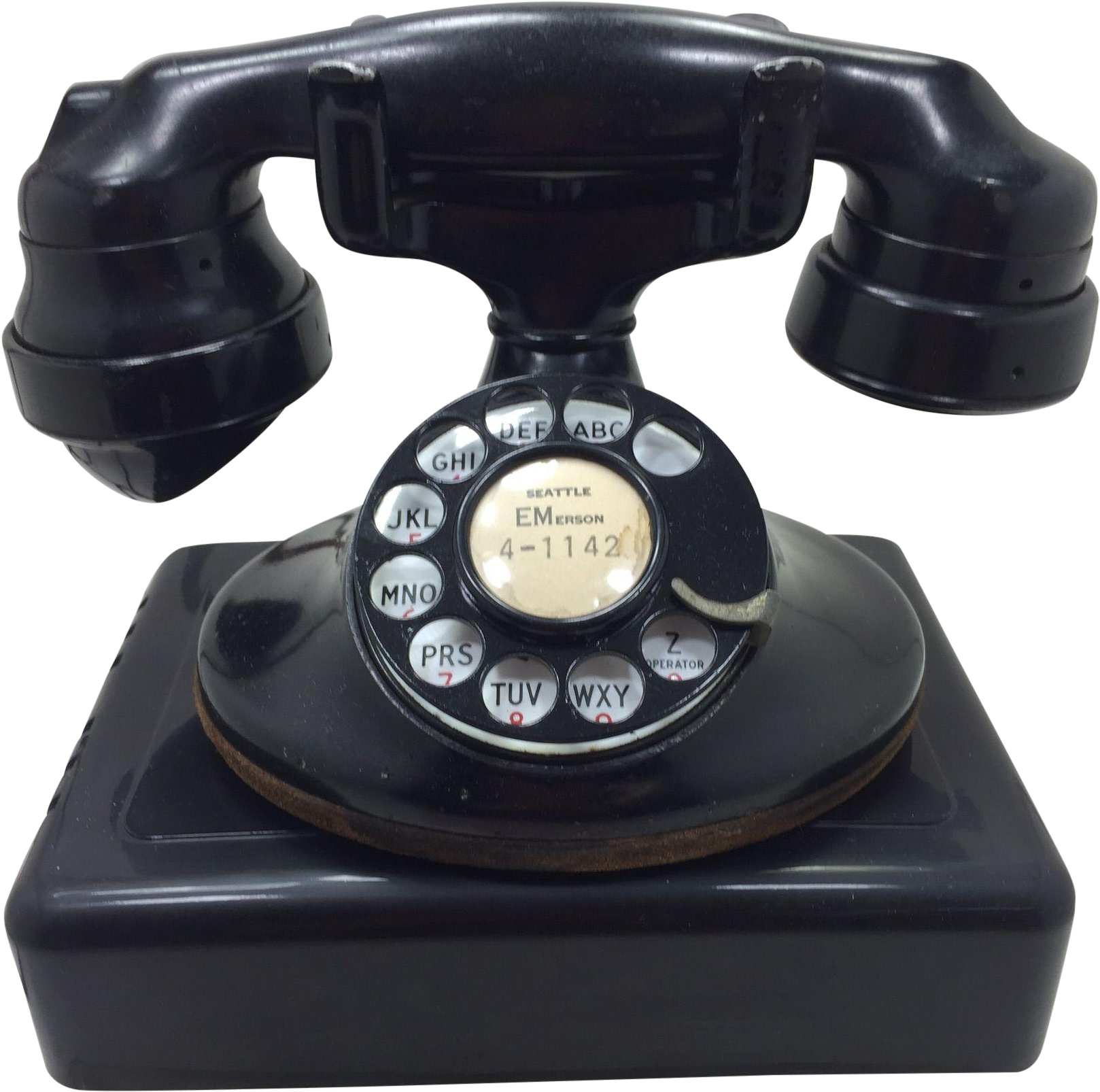 1930s Western Electric 202 Rotary Dial Phone On Chairish - Corded Phone (1704x1706), Png Download