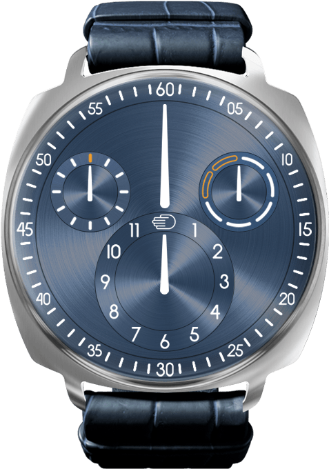Watch Day Watch Night - Ressence Type 1 Squared (1000x1000), Png Download