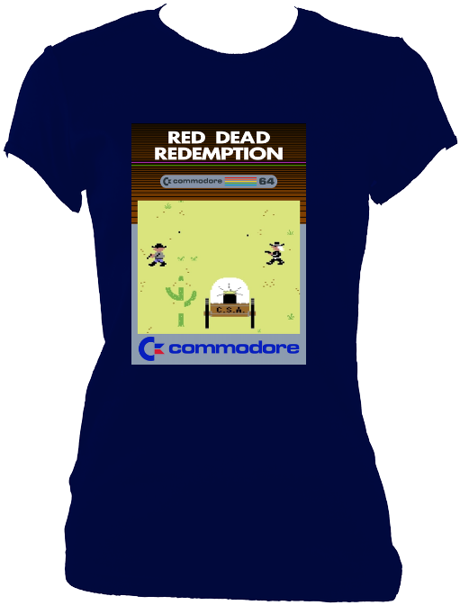 Commodore 'c64 Red Dead Redemption' Ladies Fitted - Your Not A Baby Cow Bro (680x680), Png Download