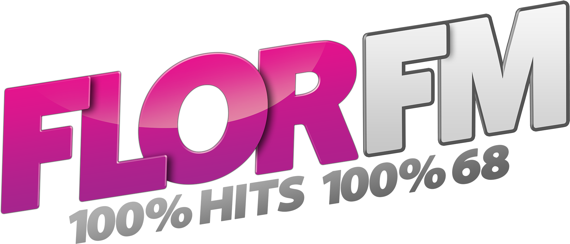 Logo - Flor Fm Logo (2048x929), Png Download