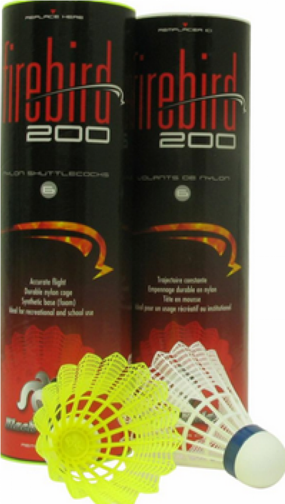 Black Knight Firebird 200 Shuttles - Badminton (1000x1000), Png Download