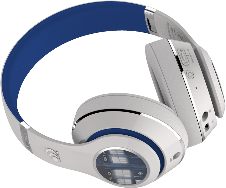 Doctor Who Headphones Rock The Tardis On Their Earcups - Headphones (800x800), Png Download