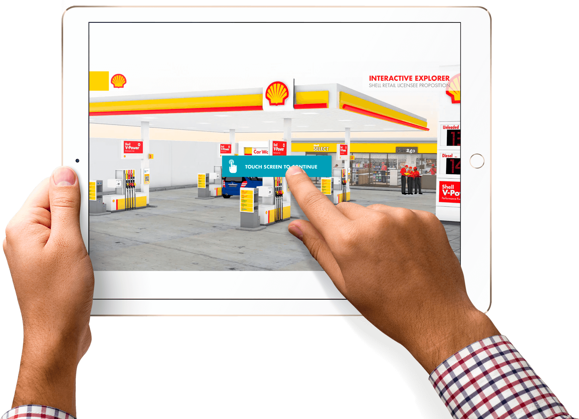 Interactive Touch Screen Design For Exhibitions & Events - Machine (1920x1361), Png Download