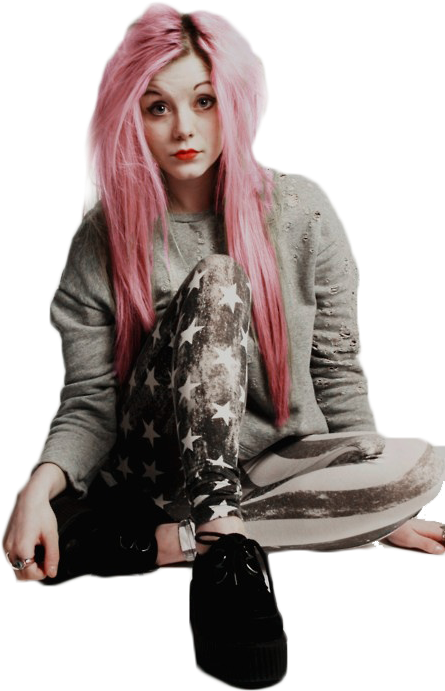 Pink Hair Png (499x750), Png Download