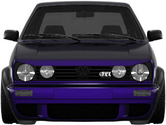 Views - Volkswagen Golf Mk2 (1004x373), Png Download