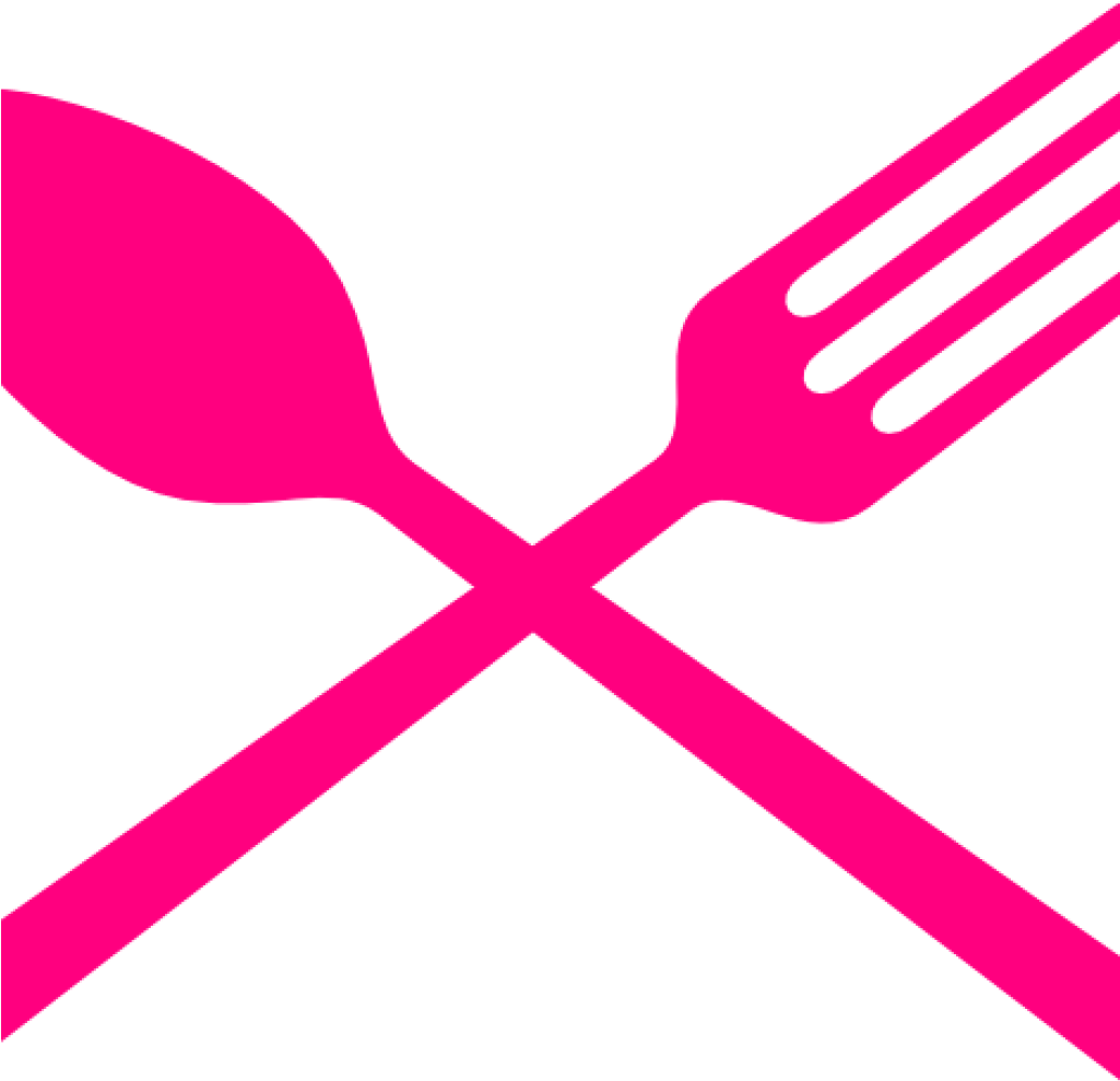 Fork And Spoon Clip Art Fork And Spoon Cross Clip Art - Spoon And Fork Cross (1024x1024), Png Download