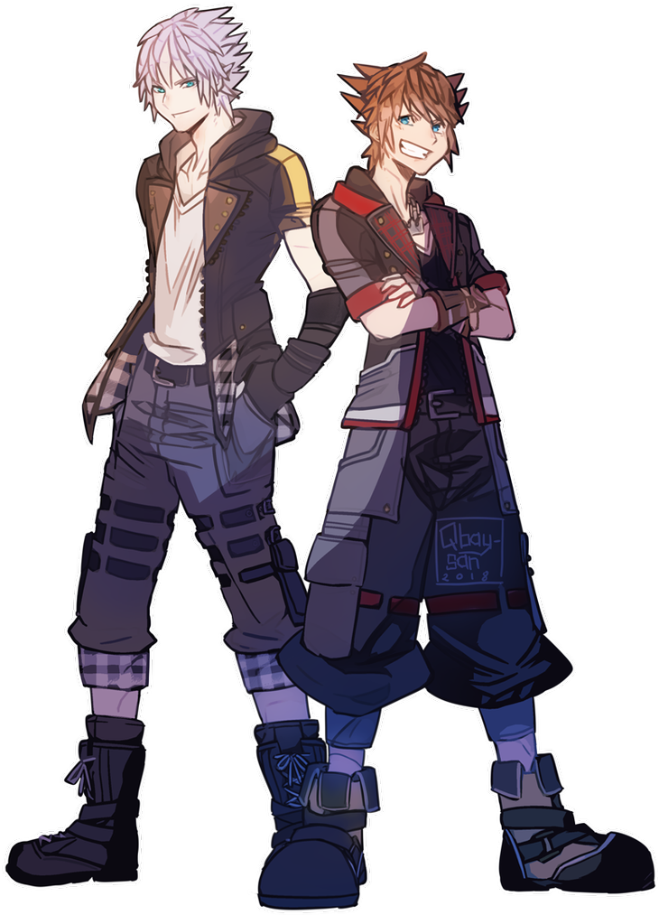 "kh3 Riku And Sora - Sora And Riku Kh3 (937x1200), Png Download