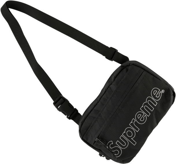supreme fw18 shoulder bag black