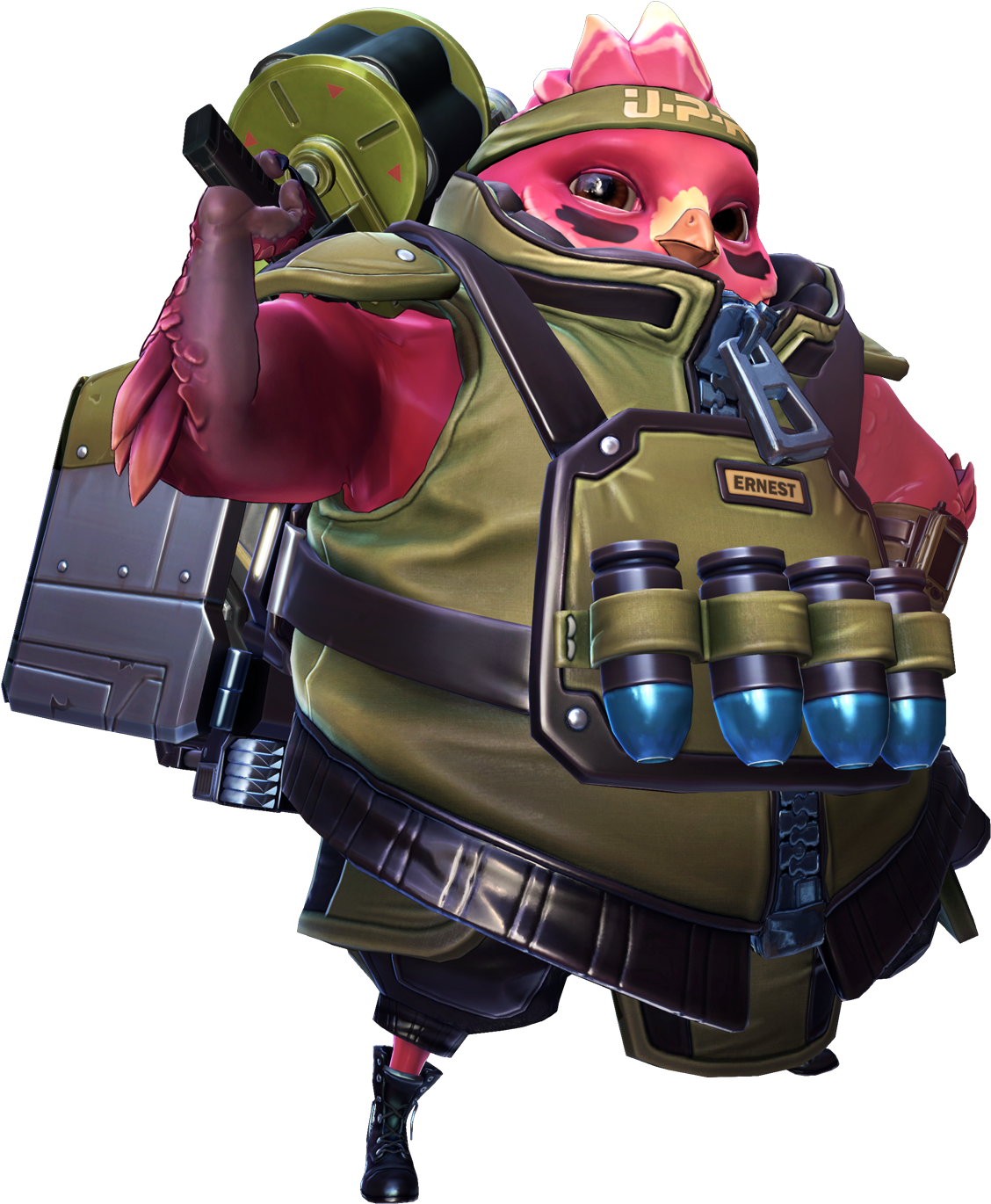 Ernest - Battleborn - List Heroes Battle Born (1600x1600), Png Download