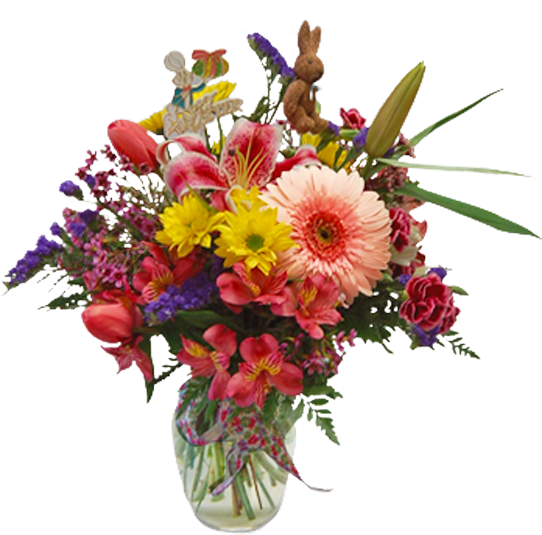 Easter Vase - Bouquet (600x600), Png Download