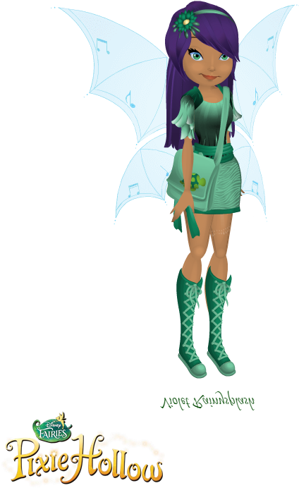 Toodles Myfairy - Cartoon (595x842), Png Download