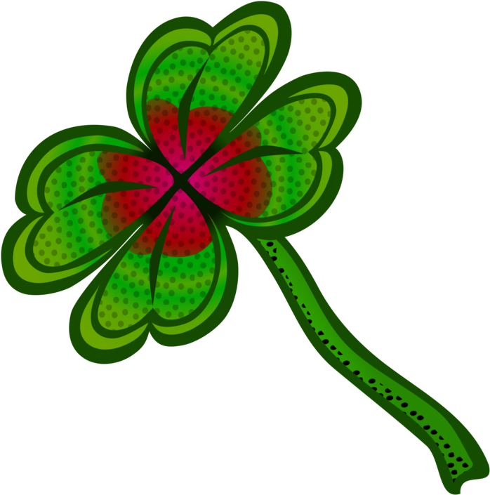 Shamrock Computer Icons Four-leaf Clover Tattoo Clip - Four-leaf Clover (743x750), Png Download