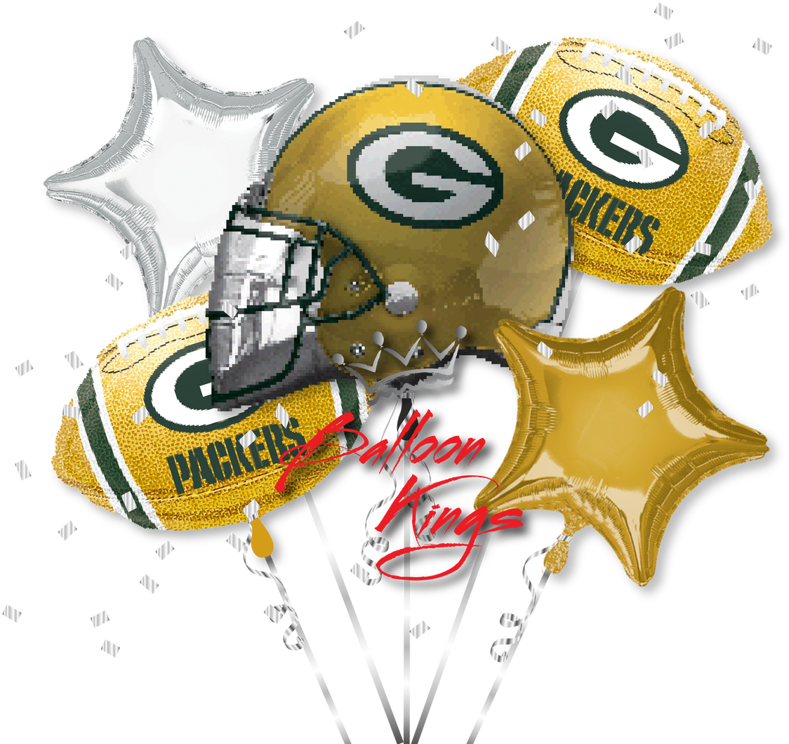 Packers Bouquet - Dallas Cowboys Transparent Balloons Png (1280x1280), Png Download
