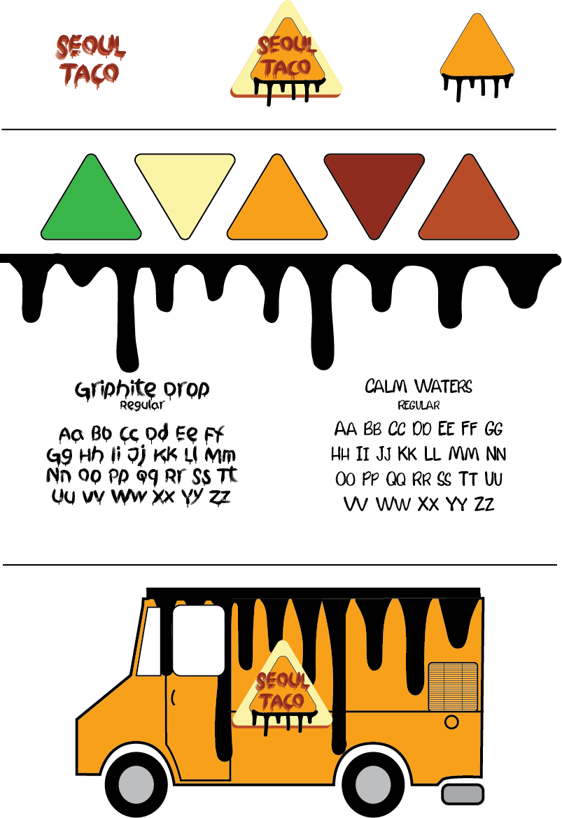 Seoul Taco Project, Page Layout, Food Truck (803x1170), Png Download