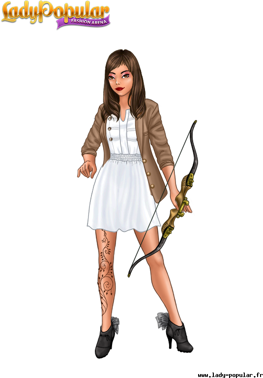 Images D'inspiration - Lady Popular Fashion Arena Madness (600x800), Png Download