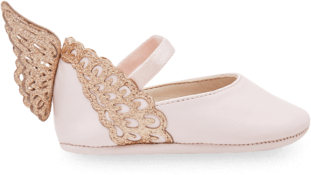 Pink Evangeline Baby Ballet Flats - Suede (700x700), Png Download