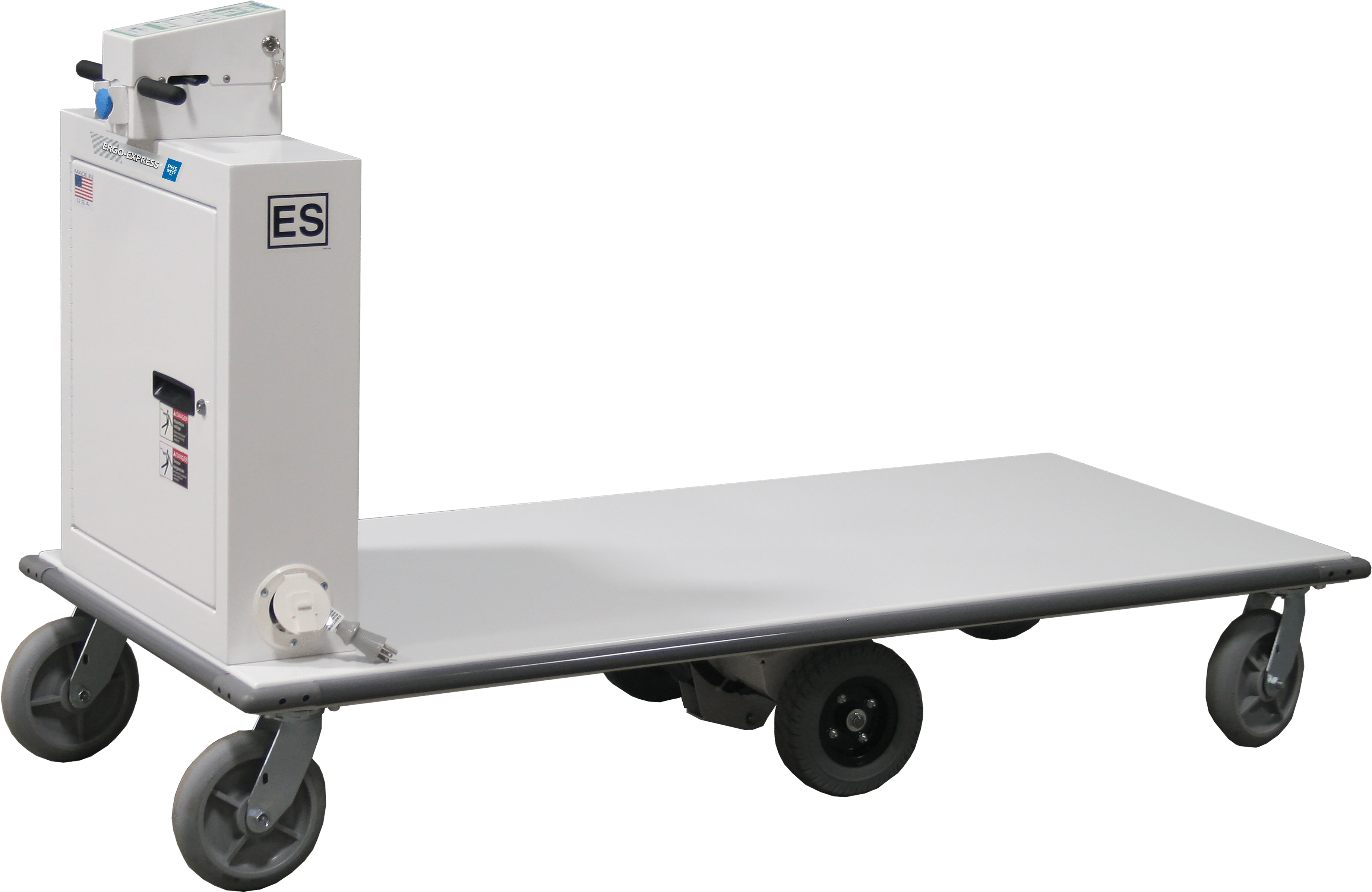 Ergo-express® Motorized Platform Cart - Table (3767x2474), Png Download