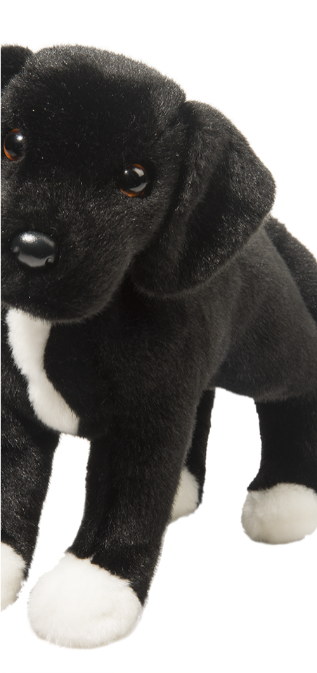 black lab mix stuffed animal