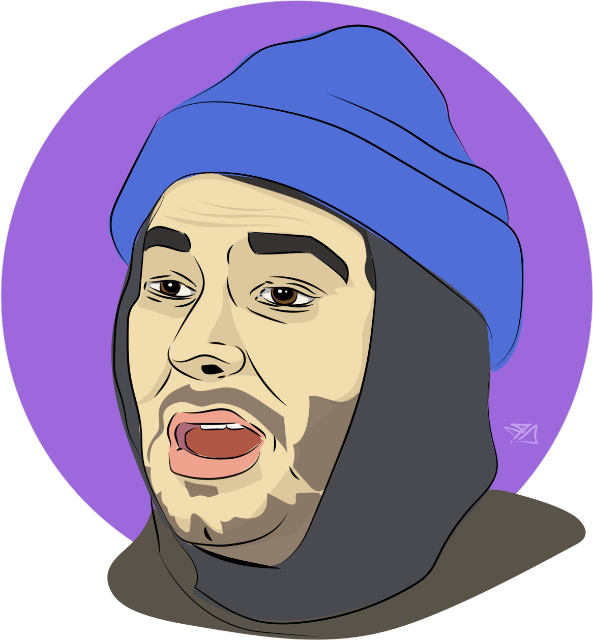 Reinstalled Illustrator And This Is What I Doodled - Illustration (1280x1662), Png Download