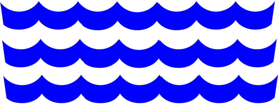 Clipart Waves Simple - Wave Border Clip Art (960x480), Png Download