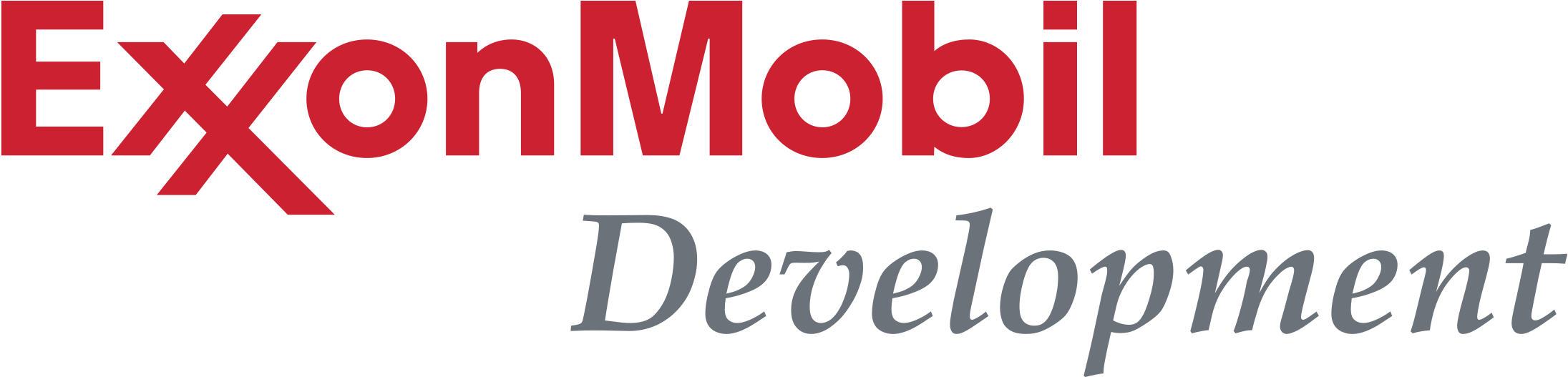 Exxonmobil Development Logo Png Transparent - Carmine (2400x2400), Png Download